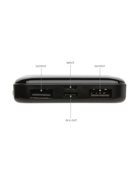 Powerbank da 5.000 mAh in plastica riciclata RCS